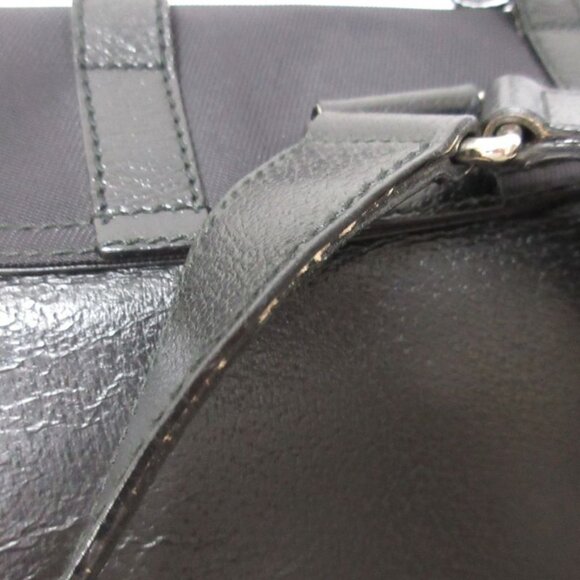 Gucci Nylon Leather Backpack Black main image 8